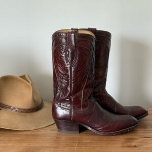 VINTAGE Dan Post Cowboy Boots, Size 9.5